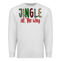 Oatmeal Heather jingle all the way Premium Sweatshirt - Bettercallsaul