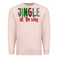 Pale Pink jingle all the way Premium Sweatshirt - Bettercallsaul