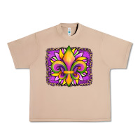 Burro mardi gras fleur de lis sunflower leopard Urban Heavy Tee - Artiststas
