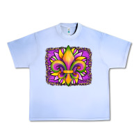 Grape Ice mardi gras fleur de lis sunflower leopard Urban Heavy Tee - Artiststas