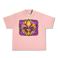 Salmon mardi gras fleur de lis sunflower leopard Urban Heavy Tee - Artiststas
