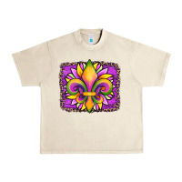 Sandshell mardi gras fleur de lis sunflower leopard Urban Heavy Tee - Artiststas