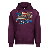 Mauve Wine Long live freedom 4th of july Urban Hoodie - CowGirlArtShop