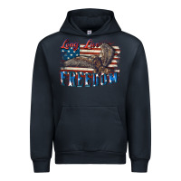 Navy Long live freedom 4th of july Urban Hoodie - CowGirlArtShop