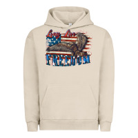 Pigment French Oak Long live freedom 4th of july Urban Hoodie - CowGirlArtShop