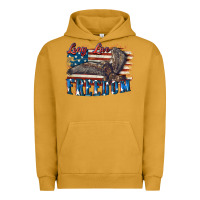 Pigment Peanut Butter Long live freedom 4th of july Urban Hoodie - CowGirlArtShop