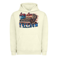Pigment Pistachio Long live freedom 4th of july Urban Hoodie - CowGirlArtShop