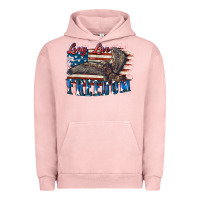 Pigment Salmon Long live freedom 4th of july Urban Hoodie - CowGirlArtShop