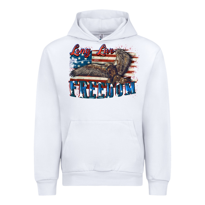 Long Live Freedom 4th Of July Urban Hoodie by CowGirlArtShop | Teevron