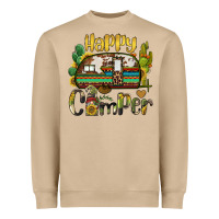 Mushroom happy camper caravan and gnome Heavyweight Sweatshirt - BarkalooDesign