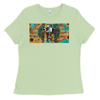 Matcha Wings Cross Faith Ladies Tee - RanaPortraitStore