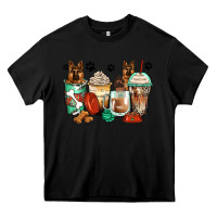 Black german shepherds coffee cups Heavy Core Tee - Zillion Design Studio