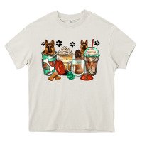 Cream german shepherds coffee cups Heavy Core Tee - Zillion Design Studio
