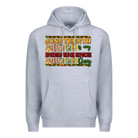 Heather Grey juneteenth is my independence day Premium Hoodie - NancyCooperArtShop