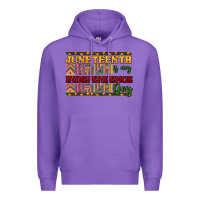 Purple juneteenth is my independence day Premium Hoodie - NancyCooperArtShop