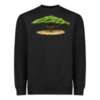 Black acacia tree Heavyweight Sweatshirt - LillyAllenDesigns