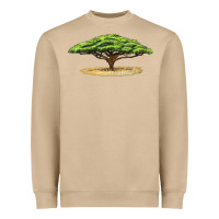 Mushroom acacia tree Heavyweight Sweatshirt - LillyAllenDesigns