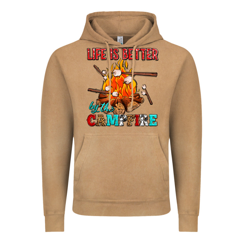Life Is Better By The Campfire With Marshmallows Vintage Hoodie by AdoDesignShop | Teevron