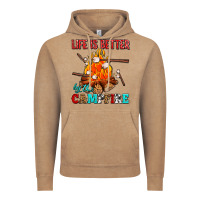 Vintage Coffee life is better by the campfire with marshmallows Vintage Hoodie - AdoDesignShop