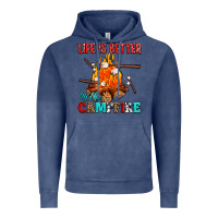 Vintage Denim life is better by the campfire with marshmallows Vintage Hoodie - AdoDesignShop
