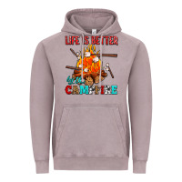 Vintage Zinc life is better by the campfire with marshmallows Vintage Hoodie - AdoDesignShop