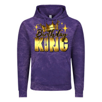 Cloud Purple birthday king Vintage Hoodie - RanaPortraitStore