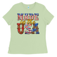 Matcha made in the usa Ladies Tee - texasbilliewilder