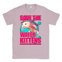 Lilac save the water kittens axolotl Classic Tee - Jasminsmagicworld