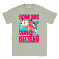 Matcha save the water kittens axolotl Classic Tee - Jasminsmagicworld