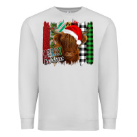 Dove Grey Merry Christmas Cow Premium Sweatshirt - Bettercallsaul