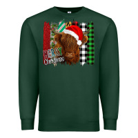 Sports Green Merry Christmas Cow Premium Sweatshirt - Bettercallsaul
