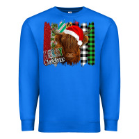 True Royal Merry Christmas Cow Premium Sweatshirt - Bettercallsaul