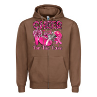 Chestnut cheer for the cure Zipper Hoodie - MaliasSmallBusiness