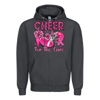 Smoke cheer for the cure Zipper Hoodie - MaliasSmallBusiness