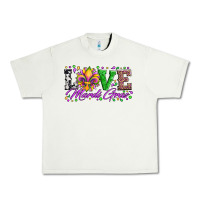 Pistachio love mardi gras fleur de lis sunflower leopard and beads Urban Heavy Tee - Artiststas