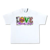 White love mardi gras fleur de lis sunflower leopard and beads Urban Heavy Tee - Artiststas