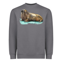 Storm Walrus Heavyweight Sweatshirt - LillyAllenDesigns