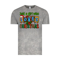 Cloud Rock just a girl who loves christmas Vintage Tee - AdoDesignShop