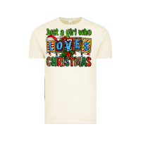 Vintage Arctic just a girl who loves christmas Vintage Tee - AdoDesignShop