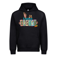 Black Happy Easter Easter Day Urban Hoodie - CowGirlArtShop