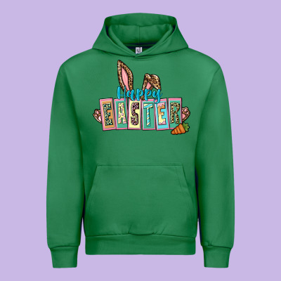 Happy Easter Easter Day Urban Hoodie Designed By Cowgirlartshop