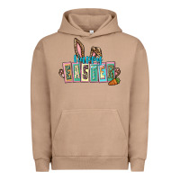 Pigment Burro Happy Easter Easter Day Urban Hoodie - CowGirlArtShop