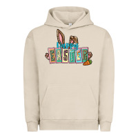 Pigment French Oak Happy Easter Easter Day Urban Hoodie - CowGirlArtShop