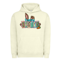 Pigment Pistachio Happy Easter Easter Day Urban Hoodie - CowGirlArtShop
