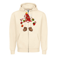 Sandshell custom christmas gnome Zipper Hoodie - MaliasSmallBusiness