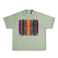 Oil Green mardi gras western brush stroke Urban Heavy Tee - Artiststas