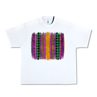 White mardi gras western brush stroke Urban Heavy Tee - Artiststas