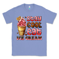 Colony Blue stay cool eat ice cream Classic Tee - AdoDesignShop