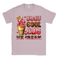 Lilac stay cool eat ice cream Classic Tee - AdoDesignShop