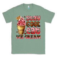 Sage stay cool eat ice cream Classic Tee - AdoDesignShop
